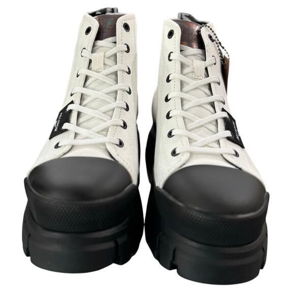 Palladium Women's Size 8 Revolt Hi TX Platform Boots Star White 97242-116-M - Picture 3 of 10